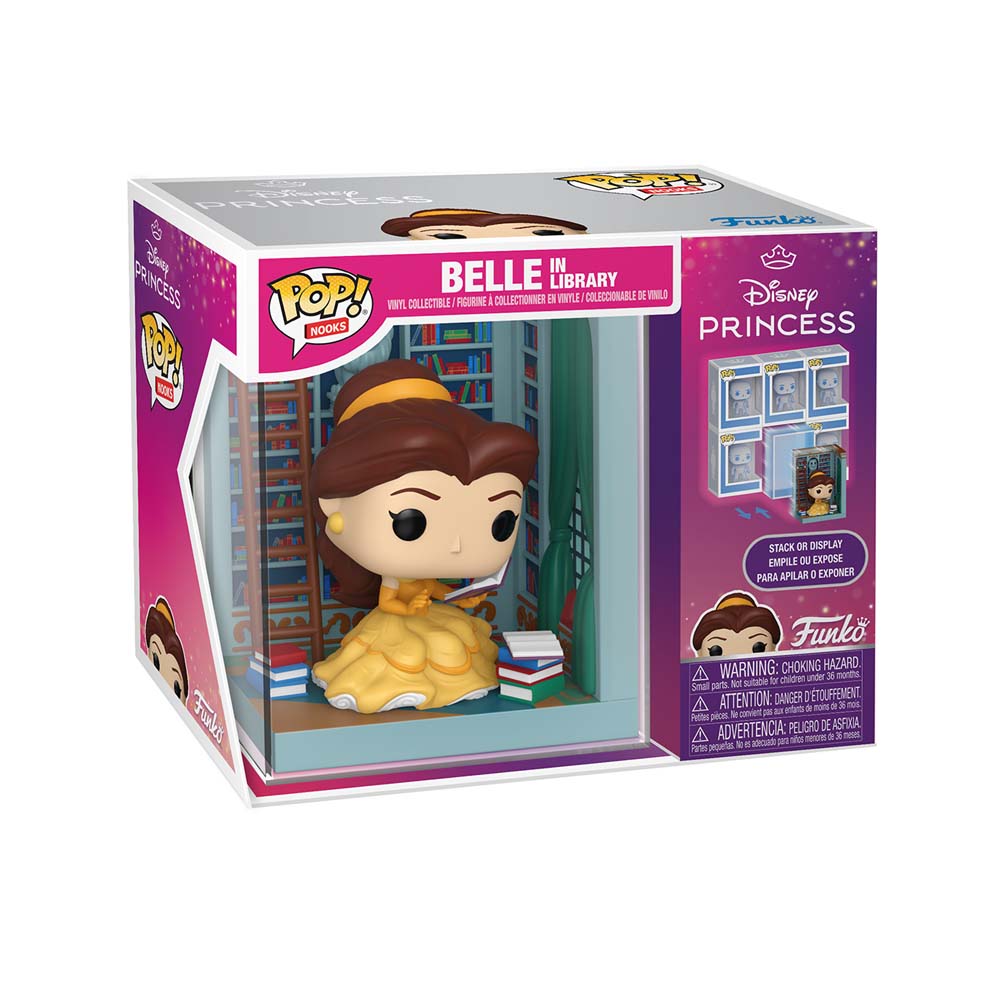 Disney - Beauty & The Beast - Belle in Library Pop! Nook - Packshot 2