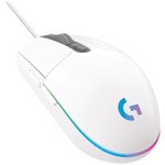 Logitech G203 Lightsync RGB Gaming Mouse - White - Packshot 3