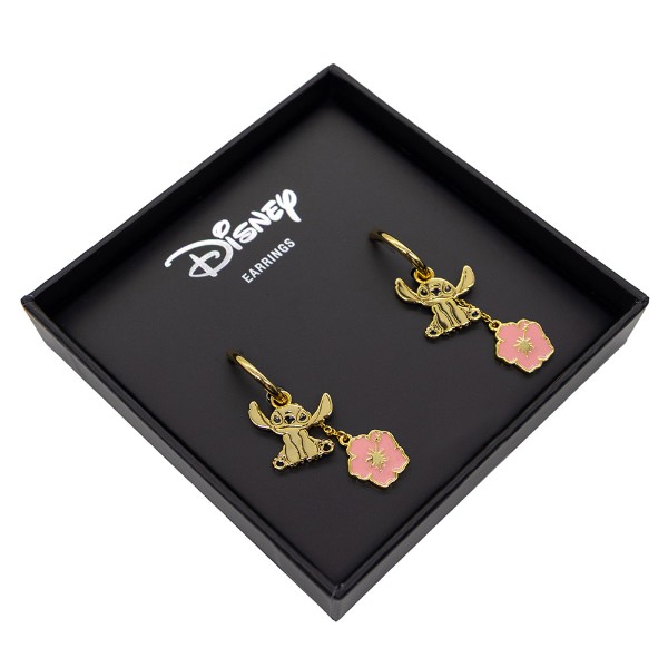 Disney - Lilo & Stitch (2025) - Stitch Flower Hoop Earrings - Packshot 3