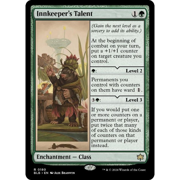 Magic: The Gathering - TCG - Bloomburrow - Innkeeper's Talent Normal 180 - NM/M - Packshot 1