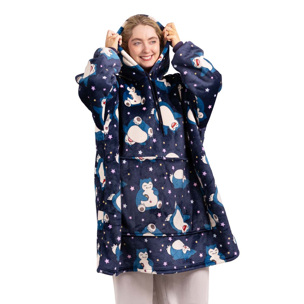 Pokemon - Snorlax & Stars Oversized Blanket Hoodie - Packshot 2