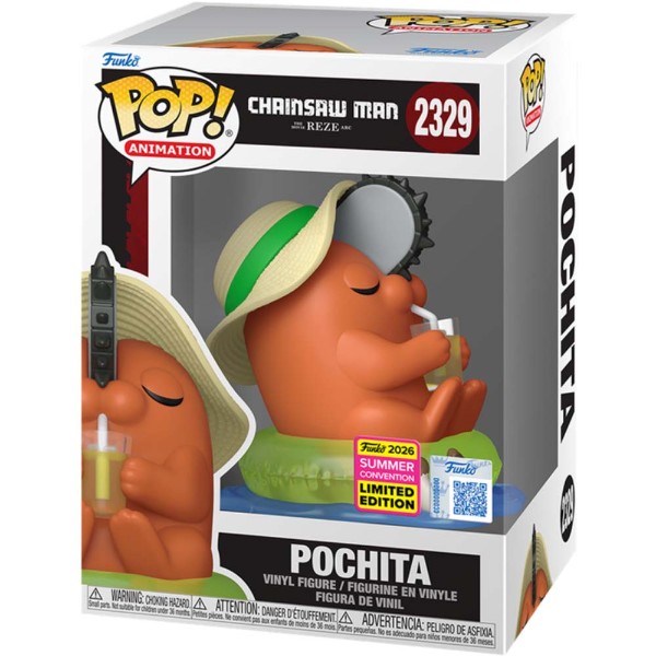 Chainsaw Man - Pochita on Floaty (2026 Summer Convention Exclusive) Pop! Vinyl Figure - Packshot 2