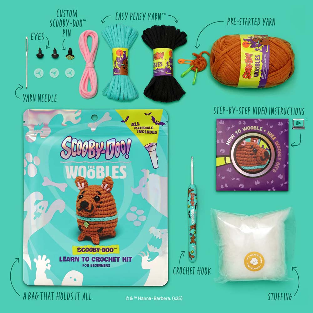 Scooby Doo - The WOOBLES Scooby Doo Crochet Kit - Packshot 3