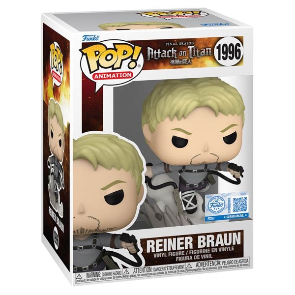 Attack on Titan - Reiner Braun Pop! Vinyl Figure - Packshot 2