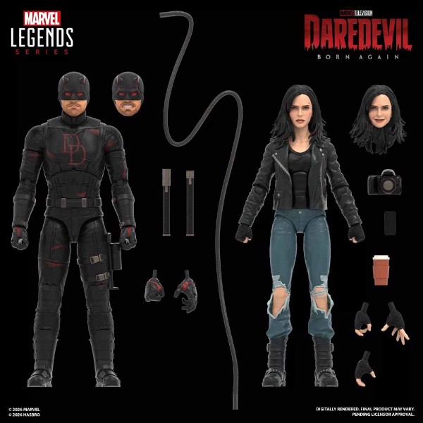 Marvel – Daredevil: Born Again – Daredevil & Jessica Jones Marvel Legends Action Figure 2-Pack - Packshot 2