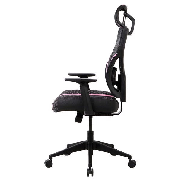 OneX GE300 Breathable Ergonomic Gaming Chair - Black/Pink - Packshot 5