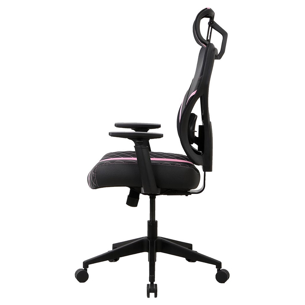 OneX GE300 Breathable Ergonomic Gaming Chair - Black/Pink - Packshot 5
