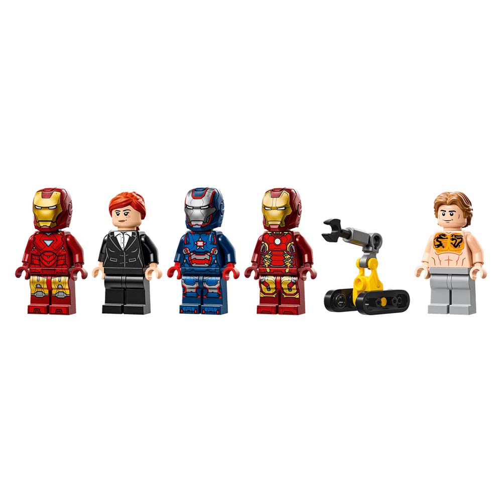 Marvel - Iron Man - LEGO Iron Man's Laboratory: Hall of Armor #76315 - Packshot 2