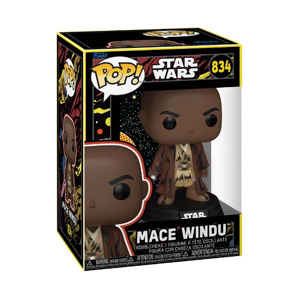 Star Wars - Mace Windu (Retro) Pop! Vinyl Figure - Packshot 2