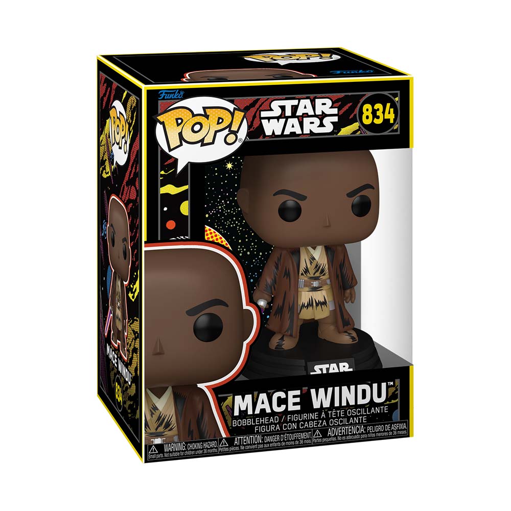 Star Wars - Mace Windu (Retro) Pop! Vinyl Figure - Packshot 2