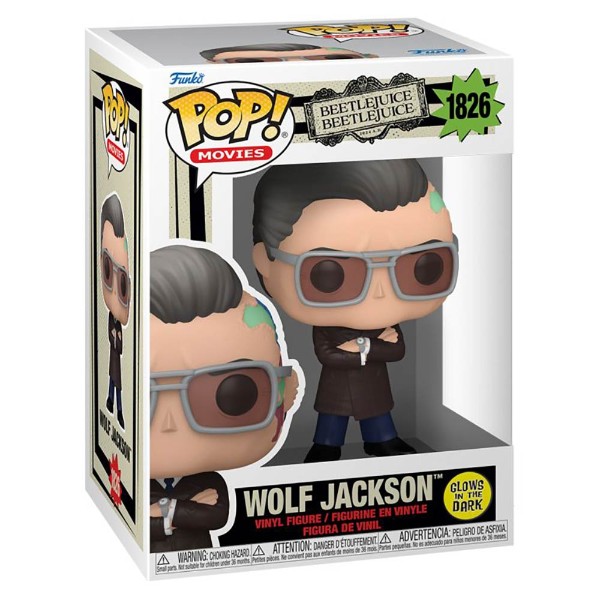 Beetlejuice Beetlejuice - Wolf Jackson Glow Pop! Vinyl Figure - Packshot 3