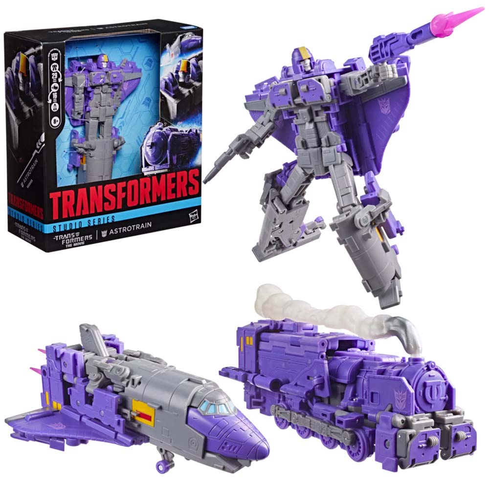 Transformers - Transformers: The Movie - Astrotrain Leader Class Figure - Packshot 6
