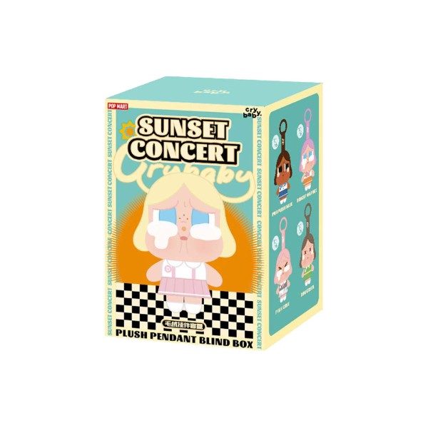 POP MART - CRYBABY Sunset Concert Series Plush Pendant Blind Box