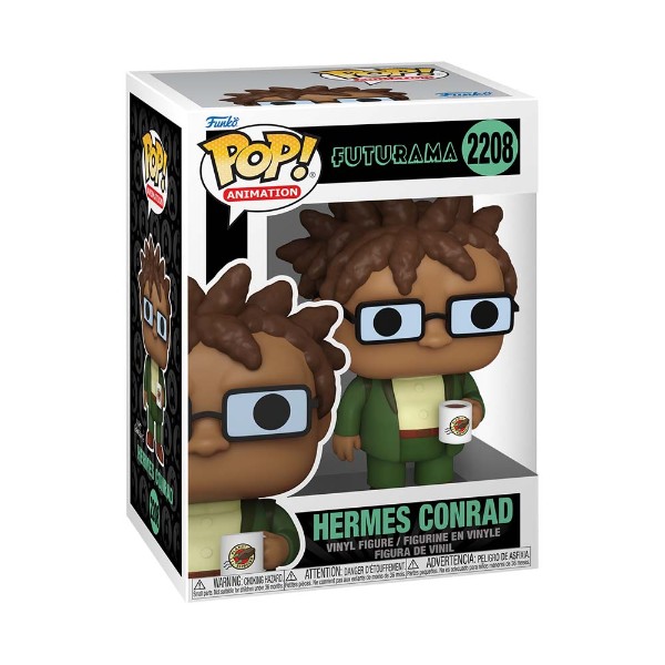 Futurama - Hermes Conrad with Mug Pop! Vinyl Figure - Packshot 2