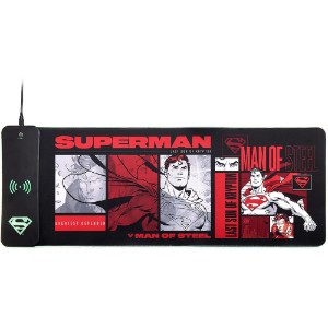 DC Comics - Numskull XL RGB Gaming Mat with 15W Wireless Charger