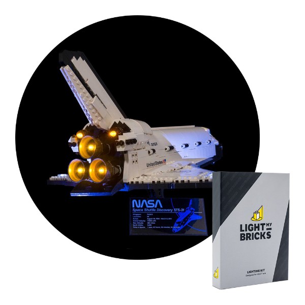 Light My Bricks NASA Space Shuttle Discovery (LEGO #10283) Light