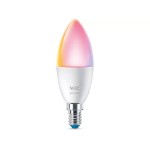 WiZ C37 E14 Gen2 Colour & White Tunable Candle Light Bulb 1-Pack - Packshot 2