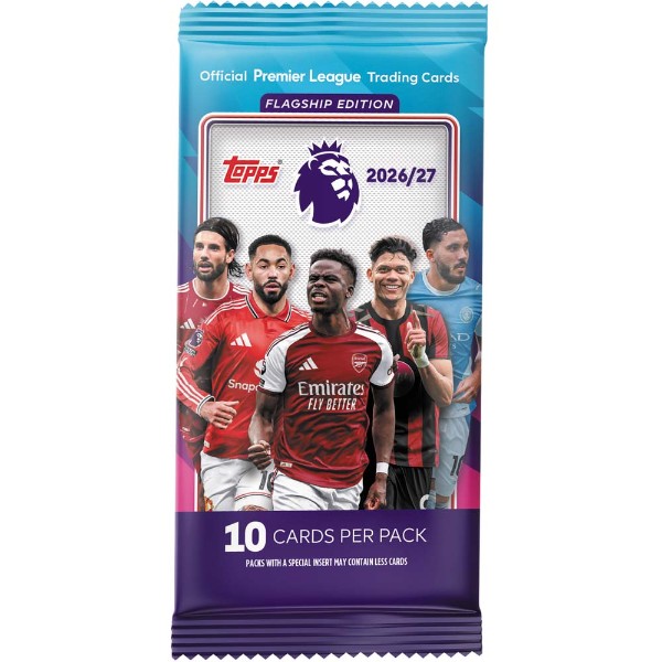 EPL - TC - Topps 2027 Flagship Premier League Booster - Packshot 1