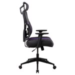 OneX GE300 Breathable Ergonomic Gaming Chair - Black/Violet - Packshot 3