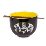 DC Comics - Batman - Logo Heat Change Ramen Bowl with Chopsticks - Packshot 3