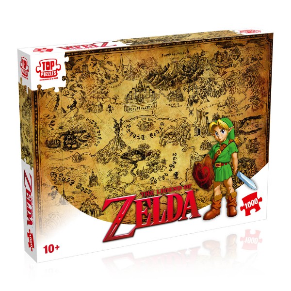 Nintendo - The Legend of Zelda - Hyrule 1000 Piece Jigsaw Puzzle - Packshot 1
