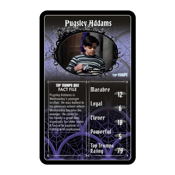 Netflix - Wednesday Top Trumps Special Card Game - Packshot 4