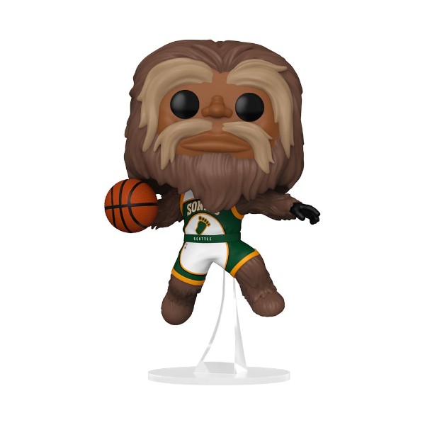 NBA - Mascots - Squatch Dunking (Seattle Sonics) Pop! Vinyl Figure - Packshot 1