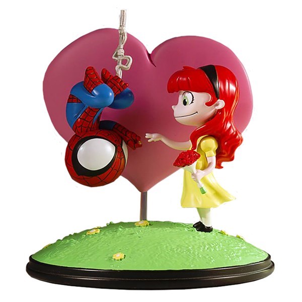 Marvel Spider Man Spider Man Mary Jane Animated 5 Statue Zing Pop Culture