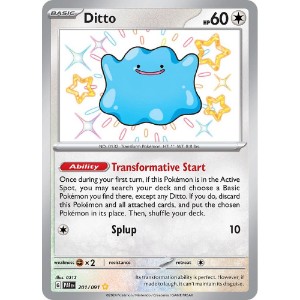 Pokemon - TCG - SV: Paldean Fates - Ditto Holofoil 201/091 - NM/M