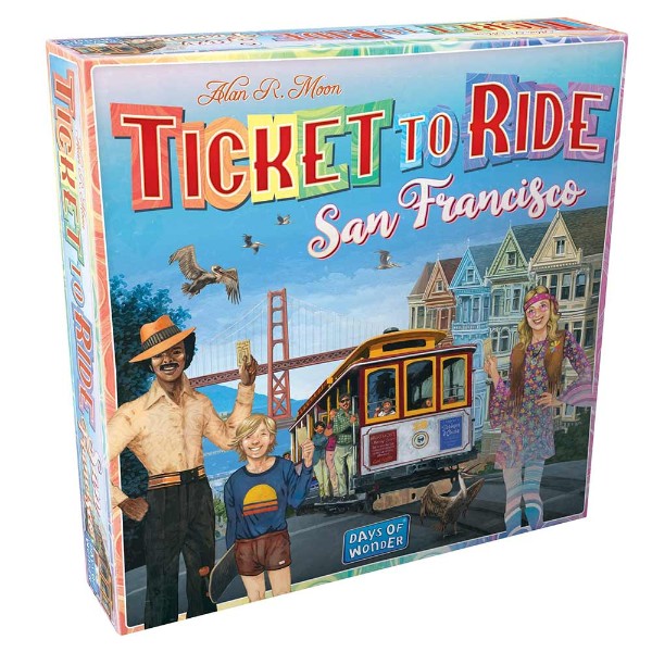 Ticket to Ride: San Francisco Board Game - Packshot 1