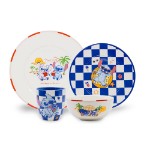 Disney - Lilo & Stitch - Stitch Checkered 16-Piece Dinner Set