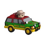 Jurassic Park - Dr. Alan Grant & Jurassic SUV Bitty Pop! Ride - Packshot 1
