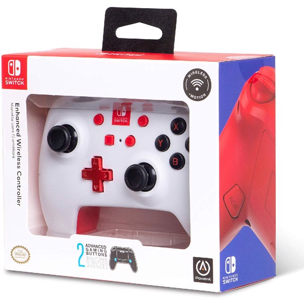 Nintendo Switch PowerA Enhanced Wireless Controller White EB Games