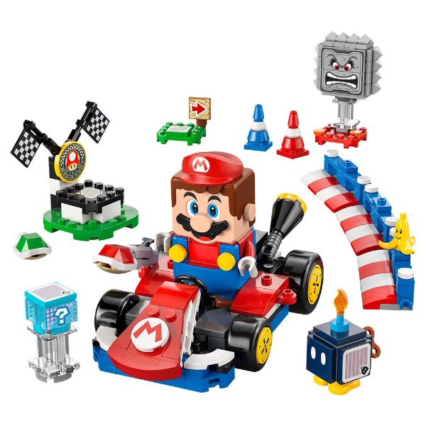 Nintendo - LEGO Super Mario Bros - Mario & Standard Kart #72043 - Packshot 2