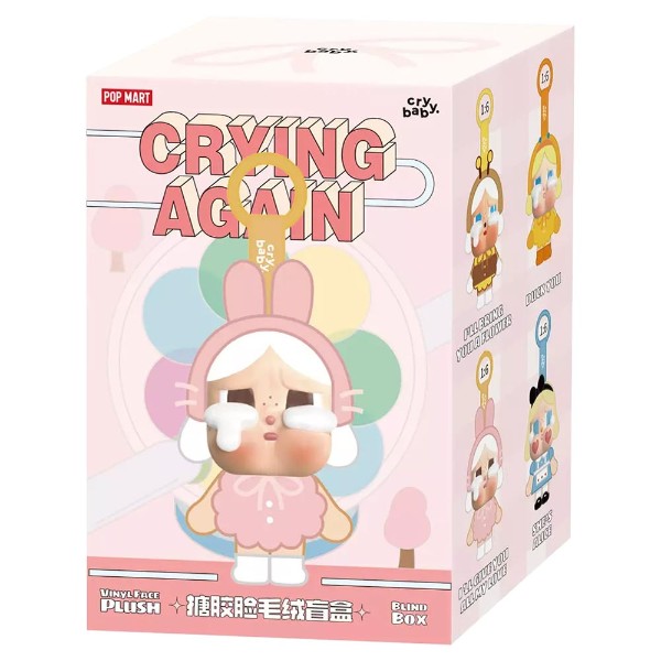 POP MART - Crybaby Crying Again Series Vinyl Face Plush Blind Box (Single Box) - Packshot 1