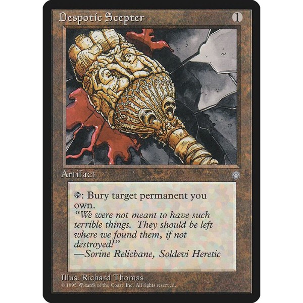 Magic: The Gathering - TCG - Ice Age - Despotic Scepter nan - Packshot 1
