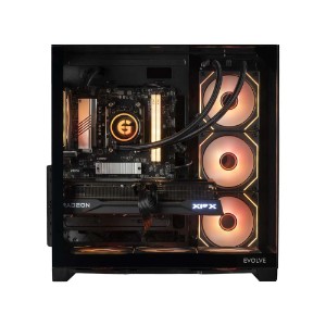 Evolve Inferno | AMD Radeon RX 9070 12GB | AMD Ryzen 5 7500F (6C / 12T) Gaming PC