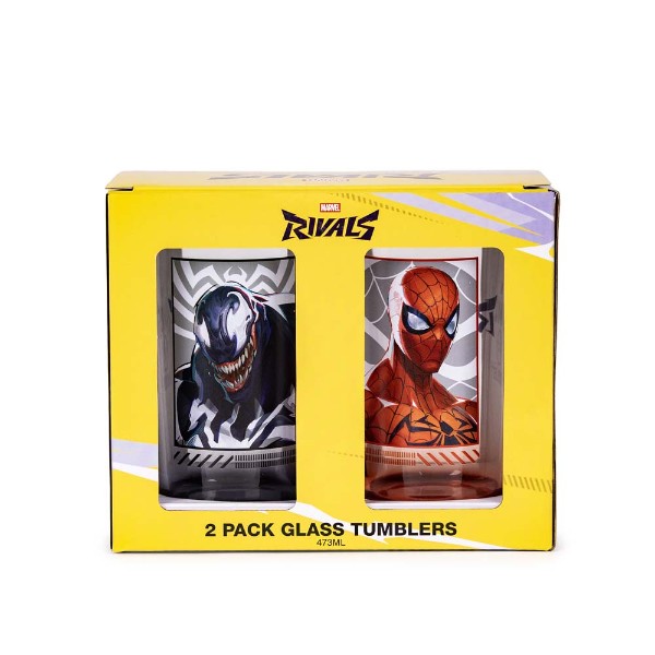 Marvel Rivals - Venom & Spider-Man Glass 2-Pack - Packshot 3