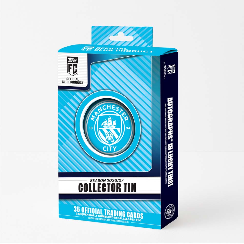 Premier League - TC - Topps Manchester City 2026/27 Collector Tin - Packshot 2