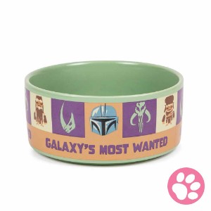 Star Wars - The Mandalorian - Galaxy's Most Wanted Ceramic Pet Bowl