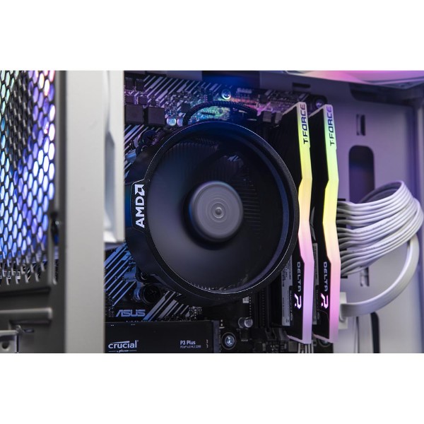 Evolve Gaming PC | OLYMPUS White Edition | RX 6600 | Ryzen 5 5500 | 32GB DDR4 | 1TB Storage - Packshot 4