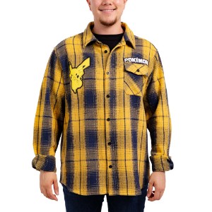Pokemon - Gotta Catch 'Em All! Flannel Long-Sleeve Shirt