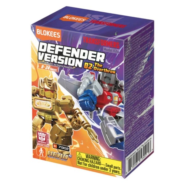 Transformers - "The Overthrow" Defender Version 02 Blind Box Figure (Single Box) - Packshot 1