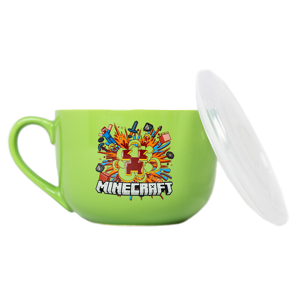 Minecraft Legends Soup Bowl with Lid Things For Home ZiNG Pop Culture