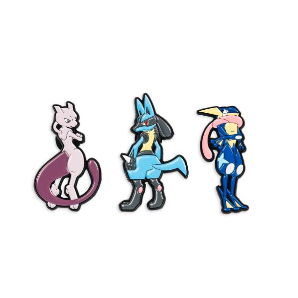 Pokemon - Mewtwo, Lucario & Greninja Pin 3-Pack - Packshot 1