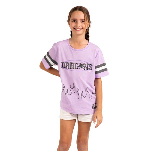 How to Train Your Dragon - Purple Flames Kids T-Shirt - Packshot 3