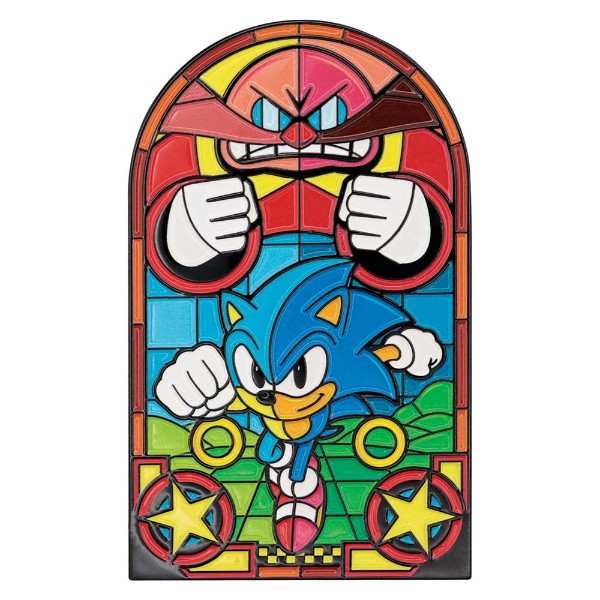 Sonic The Hedgehog - Stained Glass Window Style Ingot Limited Edition - Packshot 1