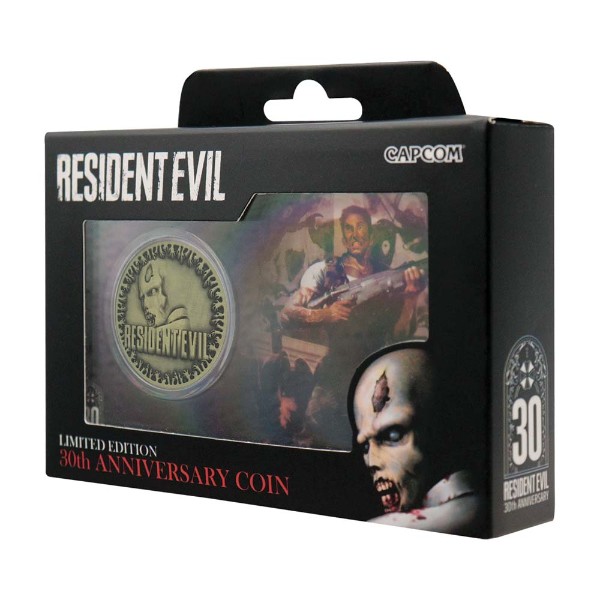 Resident Evil - 30th Anniversary Presentation Limited Edition Coin - Antique Brass - Packshot 3