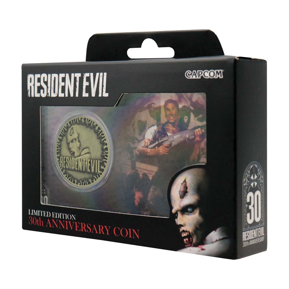 Resident Evil - 30th Anniversary Presentation Limited Edition Coin - Antique Brass - Packshot 3