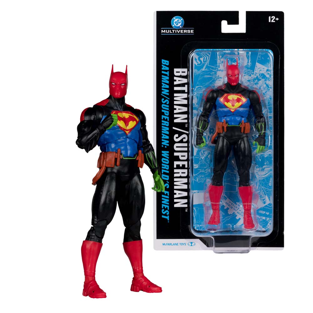 DC Comics - Superman - Batman (Superman World's Finest) Action Figure - Packshot 4